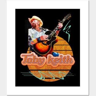 Toby keith \\ Retro Art Posters and Art